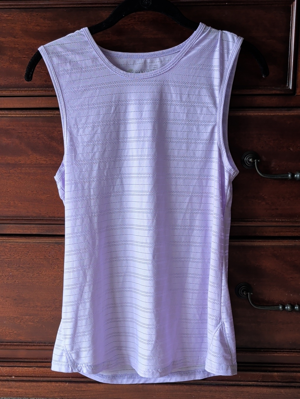 Zyia Light Lavender Sleeveless Muscle Tank Top XS